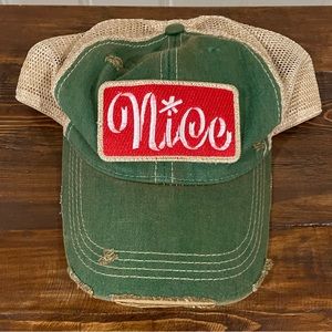 NEW - Judith March “Nice” trucker hat